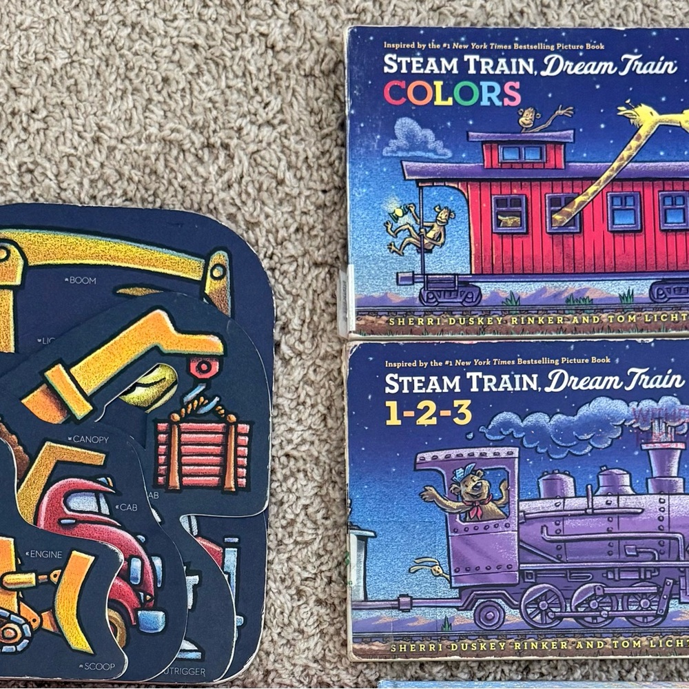 Construction Site Board Book Set - Lot of 3 Books